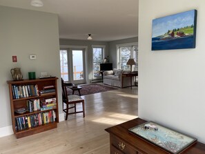 Entry way to living/dining room of new cottage