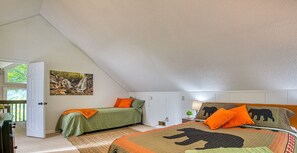 Third bedroom has a queen and a trundle bed