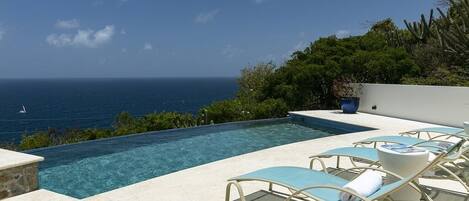 Your pool and sun deck at Orchid Hill