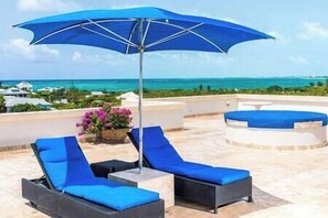 The pool decks provide comfortable loungers and large umbrellas for your ultimate comfort.