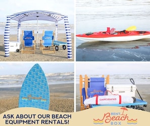 Forget the hassle, rent beach gear. rentbeachbox.com