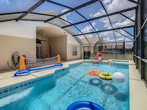 Unwind in this private pool, yours to enjoy throughout your stay.
