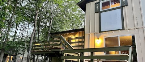 Multi-Tier Deck just 100 feet from Lake Michele/Lablonde Flowage. 