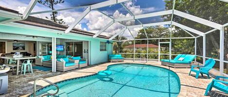 Cape Coral Vacation Rental | 3BR | 2BA | Step-Free Access | 158 Sq Ft