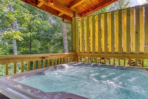 Soaring Eagle's bubbling hot tub