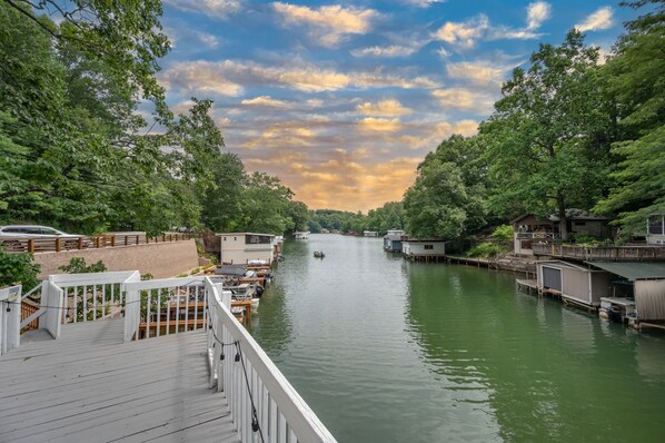 Exhale and relax on the deck!