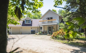 House from road/driveway.