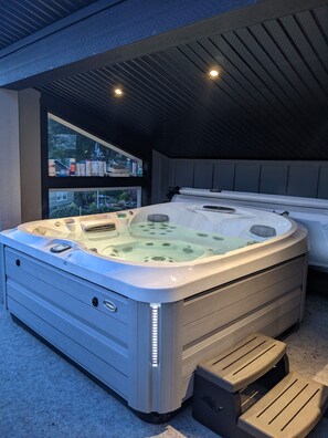 Bubbelpool inomhus
