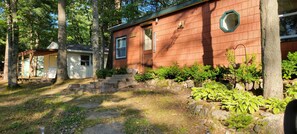 Front (neighbors are seasonal cottages )