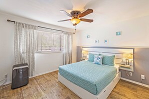 Feel rejuvenated after a day full of adventuring in this comfy bed.
