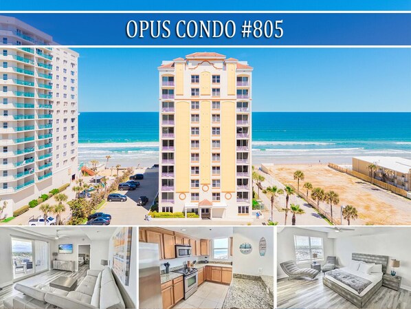 3/2 Side, Ocean View 8th Floor Opus Condo