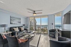 Relax with the comforts of home in this ocean front paradise.