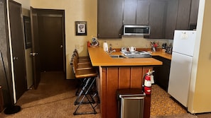 Indoors, Kitchen, Floor, Refrigerator, Sink