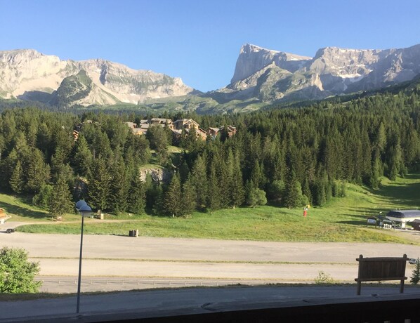 Blick von der Unterkunft