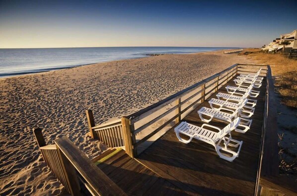 Vue sur la plage/l’océan