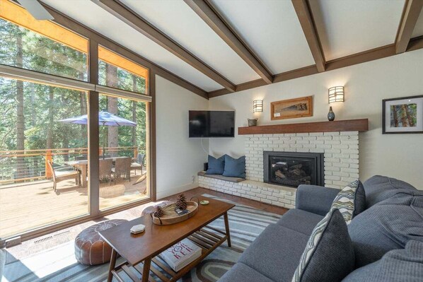 Living Room and Deck