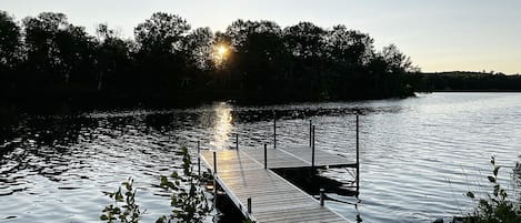 Dock (seasonally available) is the perfect place to relax and watch the loons