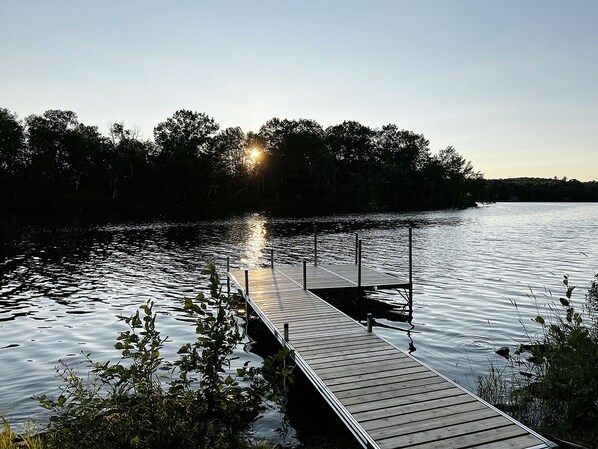 Dock (seasonally available) is the perfect place to relax and watch the loons
