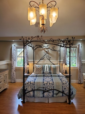 Upstairs Master Suite With Spectacular Chandelier