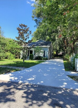 Long 115' Driveway In Historic District