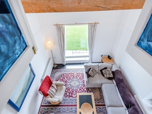 Living room | Rhandir Long House - Cennen Cottages at Rhandir Farm, Trapp, near Llandeilo