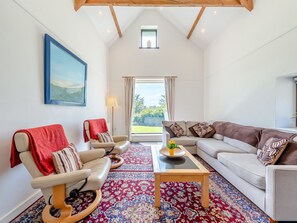 Living room | Rhandir Long House - Cennen Cottages at Rhandir Farm, Trapp, near Llandeilo