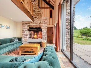 Living area | Ysgubor Fawr - Cennen Cottages at Blaenllynnant, Gwynfe, Llangadog