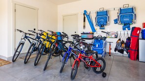 Plenty of Bikes for exploring the resort