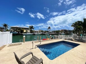 Private pool and dock