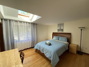 Bedroom with half bath on second floor 