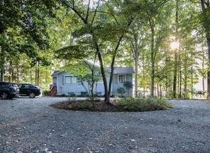 Front elevation of home. Plenty of parking!
