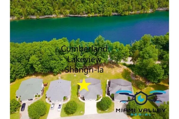 Aerial view of Cumberland Lake View Shangri-la. 