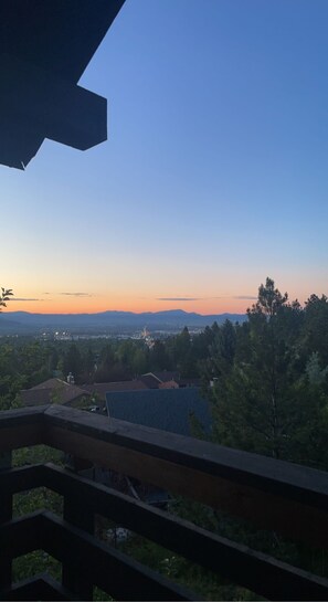 Vue depuis l’hébergement