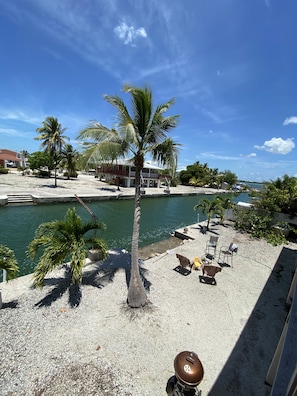 View from upstairs balcony 