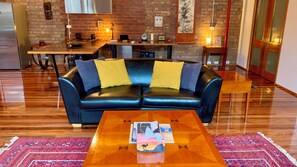 Leather Couch and Sofa Bed