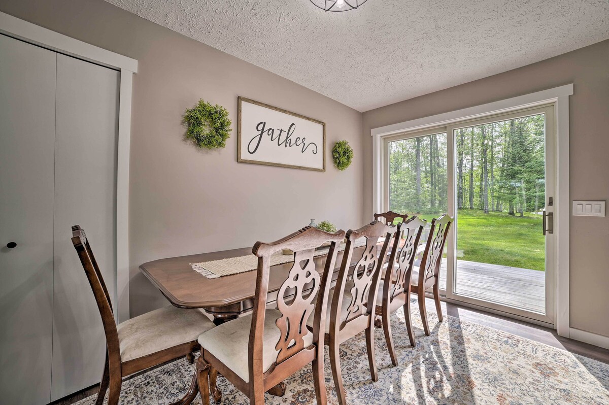 Pet-Friendly Home w/ Hot Tub in Northern Michigan!