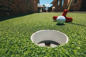 Six Miniature Golf Holes in Backyard