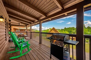 Back Deck View with Grill