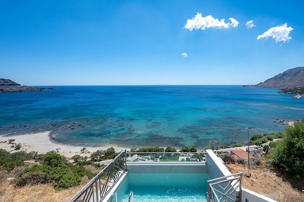 Unobstructed sea view,Private pool,Beach & amentities,Plakias,Crete