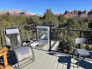 Rooftop deck access hatch