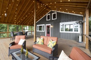 Plenty of outdoor space on the upper deck
