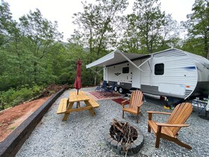 Side view of your patio area.