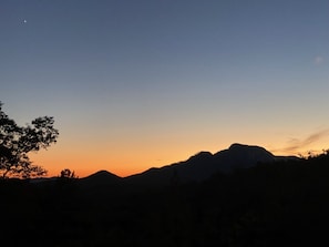 On the property, Table Rock view at sunset.