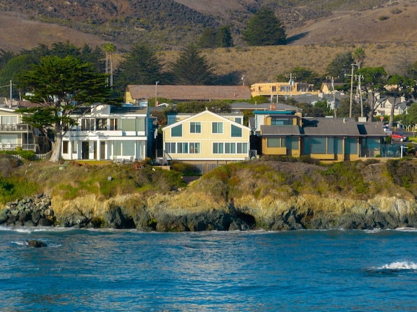 This amazing home offers incredible ocean views.