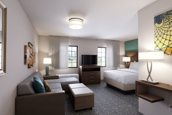 You will love the bright and open-concept living space, perfect for relaxing after a great day.