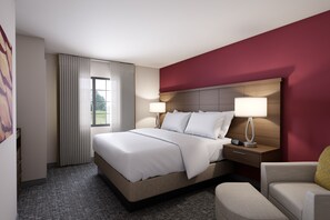 Drift to sleep in a comfortable bed after a wonderful day outside.