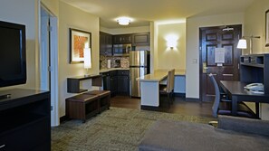 Enjoy the warm and cozy decor.