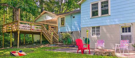 Rutherfordton Vacation Rental | 3BR | 1BA | Stairs Required | 1,250 Sq Ft