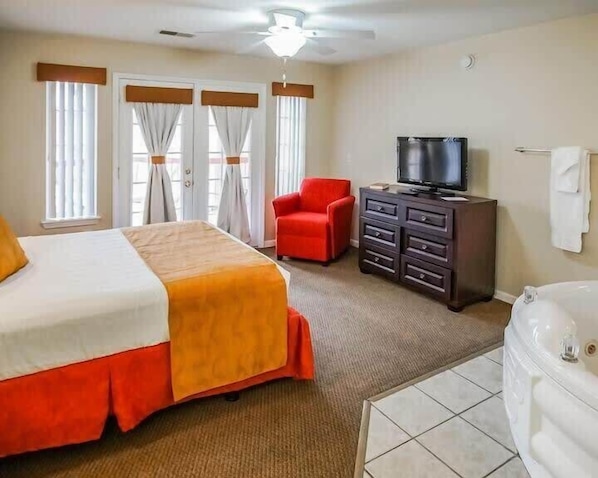 Master Bedroom offers a King size-bed.