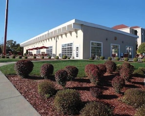 Exterior of Grand Crowne Resort.